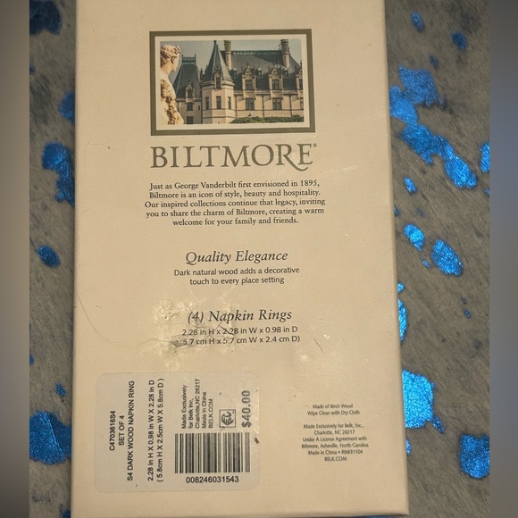 Biltmore Napkin Rings - Picture 2 of 3